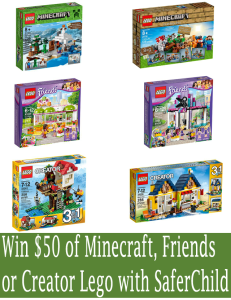Win $50.00 of Minecraft, Friends, or Creator Legos from SaferChild ...